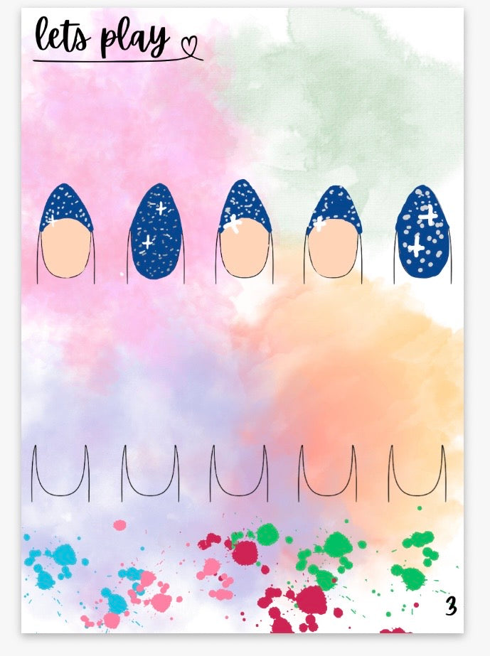 Sip & Bloom's Planning Playground | Nail Art Planner PDF