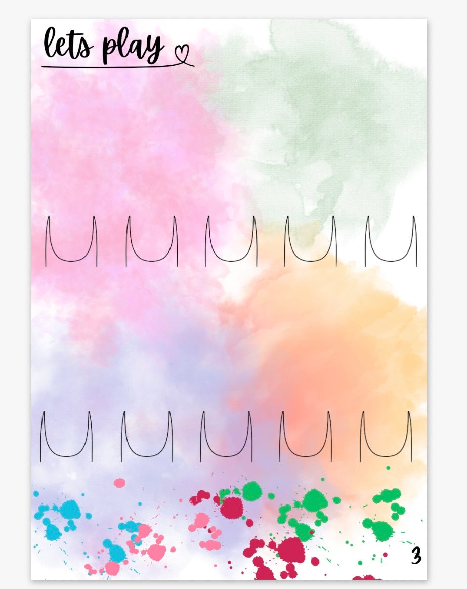 Sip & Bloom's Planning Playground | Nail Art Planner PDF
